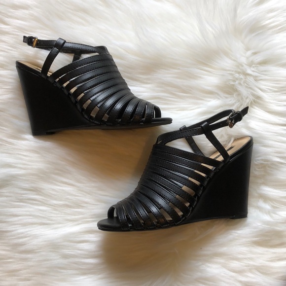 Forever 21 Shoes - Forever 21 Wedge Caged Sandals